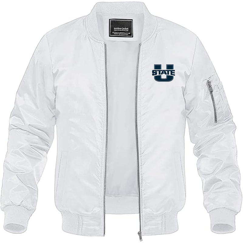 Men's Utah State Aggies Lightweight Bomber Jacket