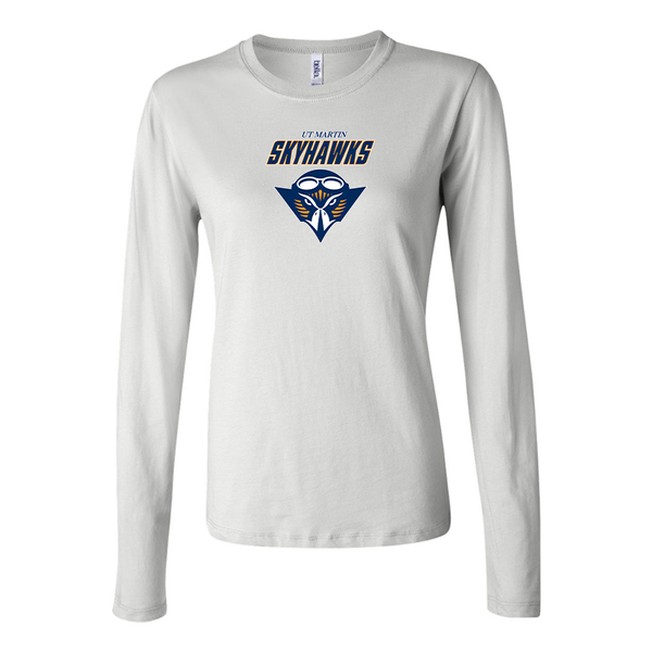 BELLA CANVAS Women’s Tennessee Martin Skyhawks Jersey Long Sleeve Tee
