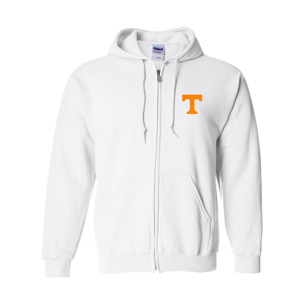 Men's Tennessee Volunteers Gildan  Heavy Blend Full Zip Hooded Sweatshirt
