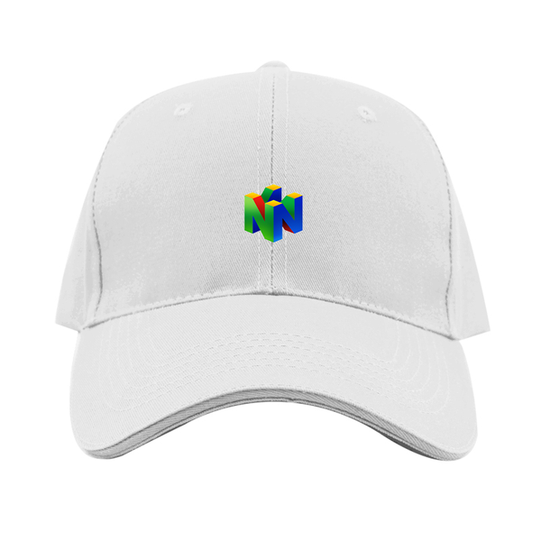 Nintendo N64  Logo  Dad Baseball Cap Hat