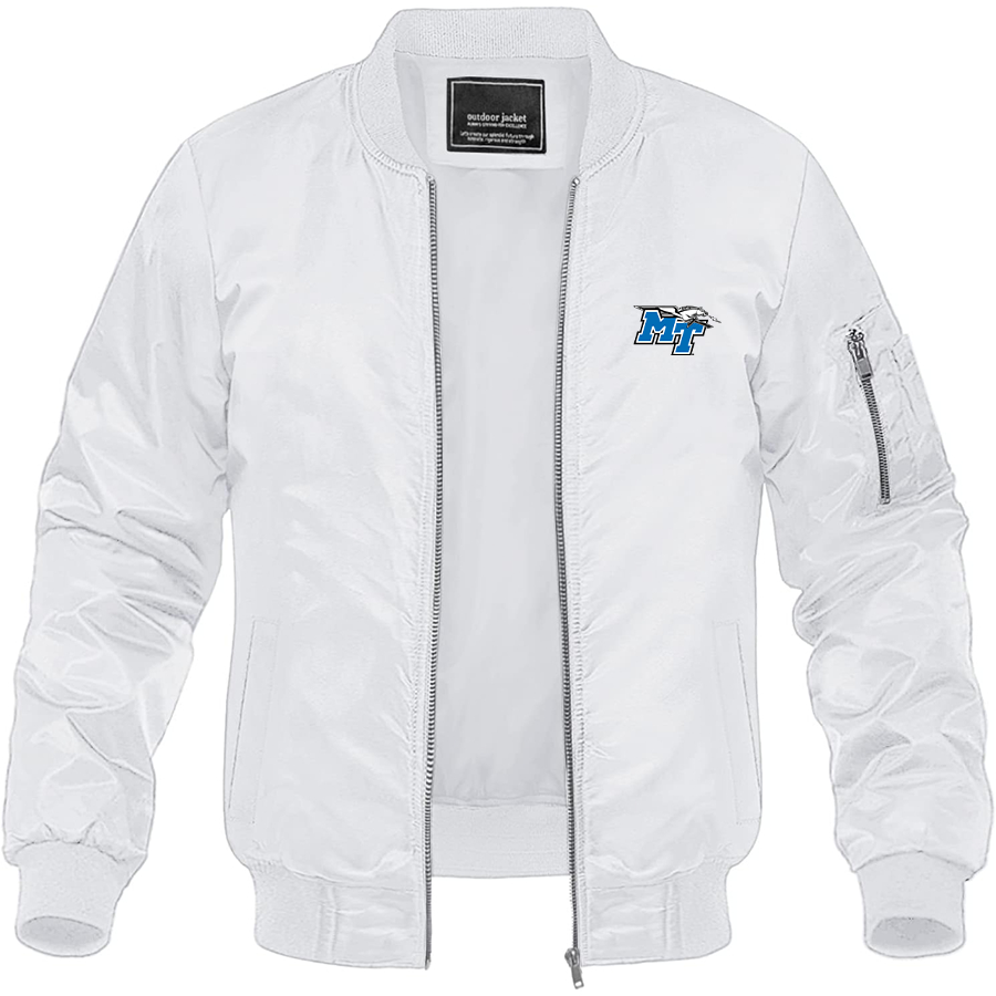Men's Middle Tennessee Blue Raiders Lightweight Bomber Jacket