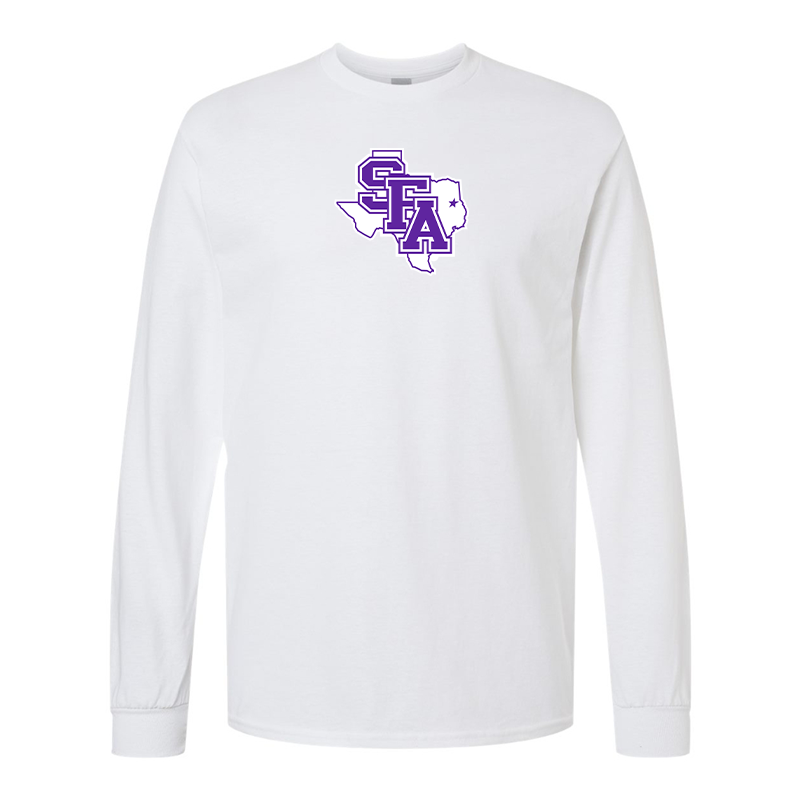 Men's Stephen F. Austin Lumberjacks  Gildan Heavy Cotton Long Sleeve T-Shirt