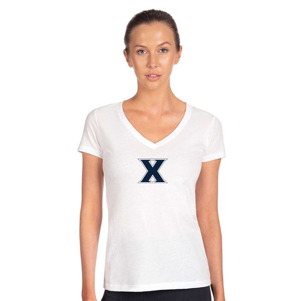 Women's Xavier Musketeers Next Level V-Neck T-Shirt