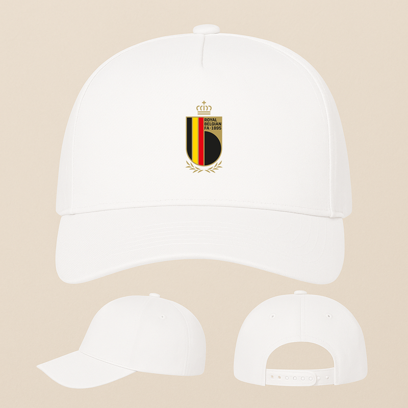Belgium National Soccer Team Five Panel Twill Snapback Cap