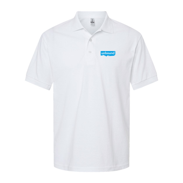 Men's Unbound Live Logo  Dry Blend Polo