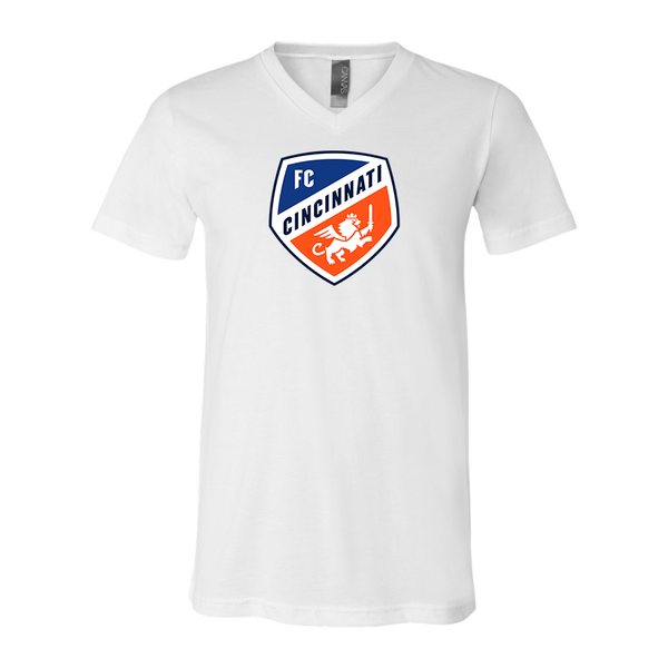 Men's FC Cincinnati BELLA + CANVAS - Jersey V-Neck T-Shirt