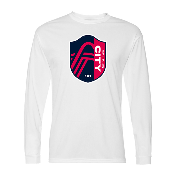 Men's St. Louis City Soccer Polyester Long Sleeve T-Shirt