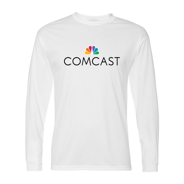 Men's Comcast  Polyester Long Sleeve T-Shirt