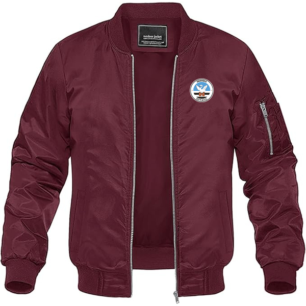 Men's  Swansea City Soccer  Lightweight Bomber Jacket Windbreaker Softshell Varsity Jacket Coat