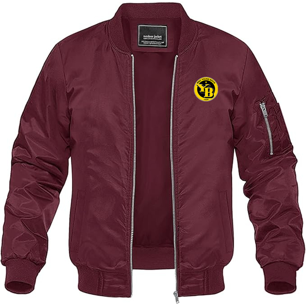 Men's  Young Boys Soccer Lightweight Bomber Jacket Windbreaker Softshell Varsity Jacket Coat
