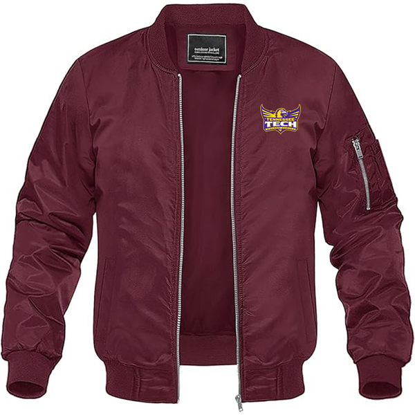 Men's Tennessee Tech Golden Eagles Lightweight Bomber Jacket Windbreaker Softshell Varsity Jacket Coat