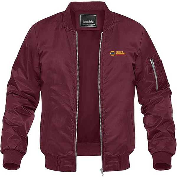 Men's Napa Tools & Equipment  Logo Lightweight Bomber Jacket Windbreaker Softshell Varsity Jacket Coat