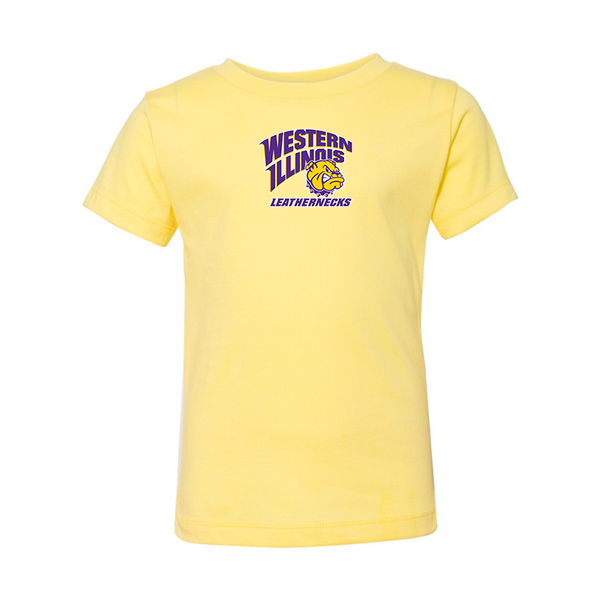 Western Illinois Leathernecks BELLA  CANVAS Toddler Jersey Tee