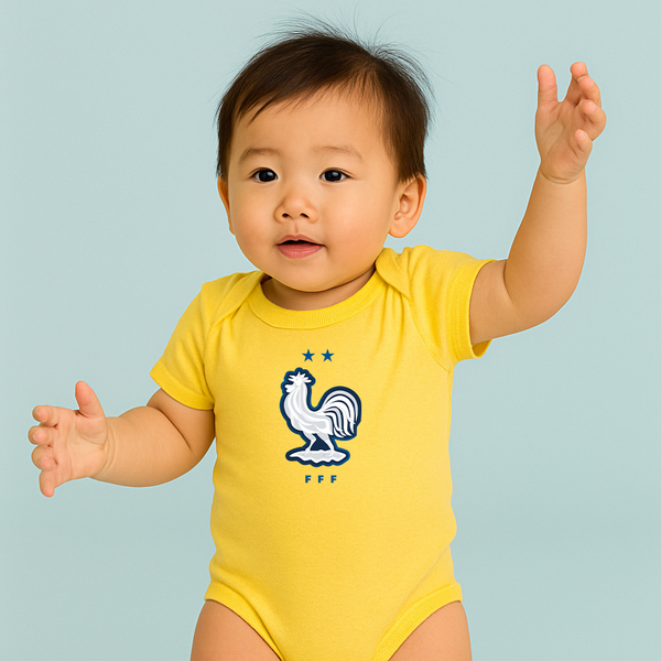 France National Soccer Team Baby Romper Onesie