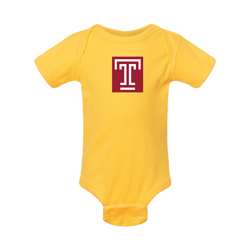 Temple Owls  Baby Romper Onesie