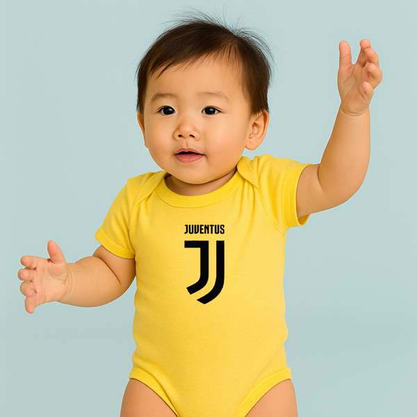 Baby Juventus Soccer Romper Onesie