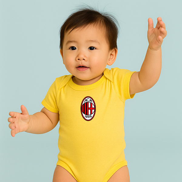 Baby AC Milan Soccer Romper Onesie