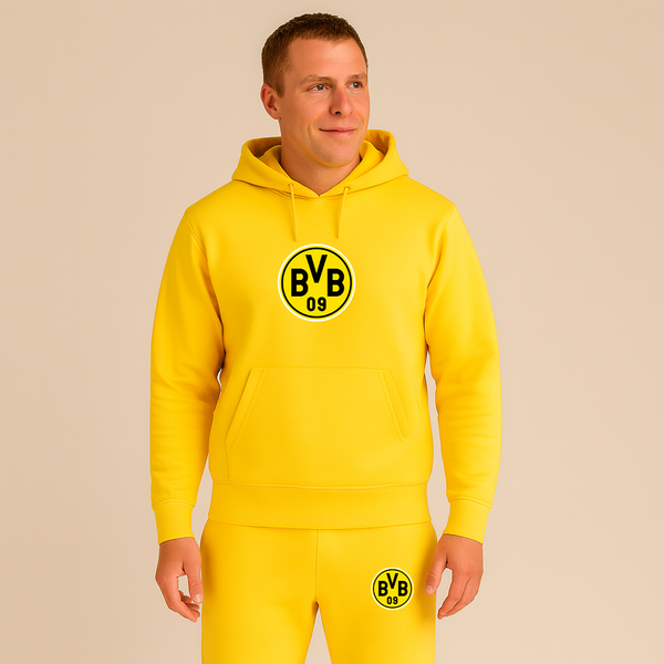 Men's Borussia Dortmund BVB FC Hoodie Joggers Set