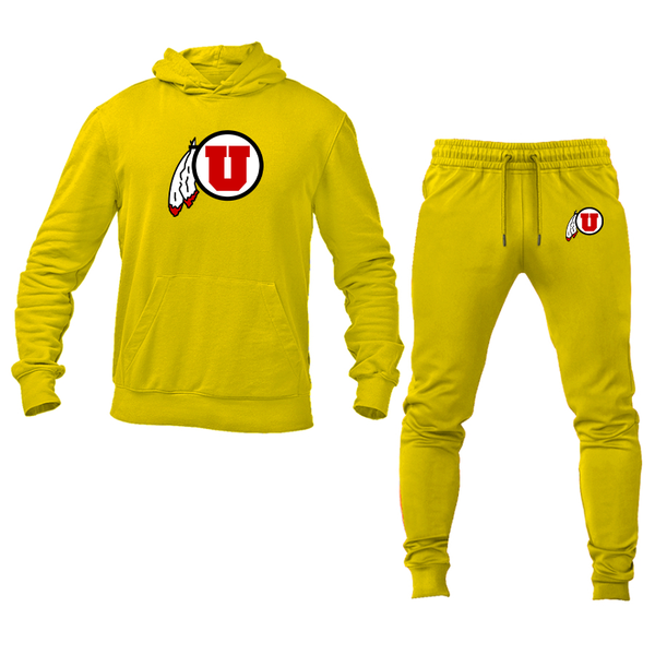 Men's Utah Utes Hoodie Joggers Set