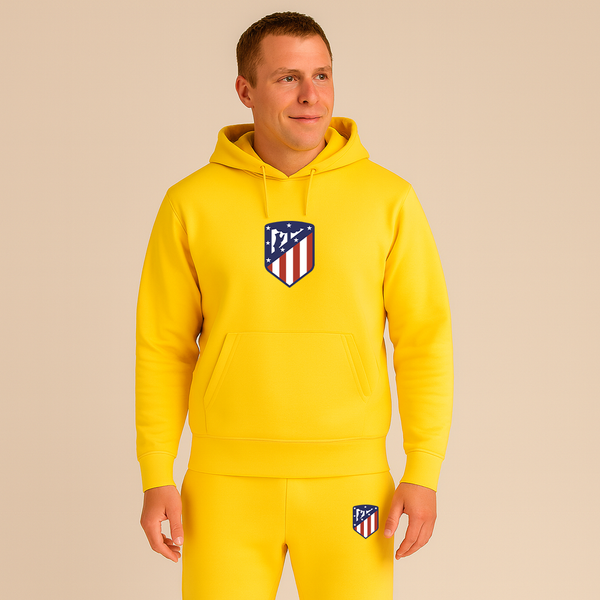 Men's Atletico Madrid FC Logo Hoodie Joggers Set