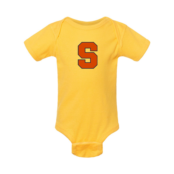 Syracuse Orange  Rabbit Skins Infant Baby Rib Bodysuit