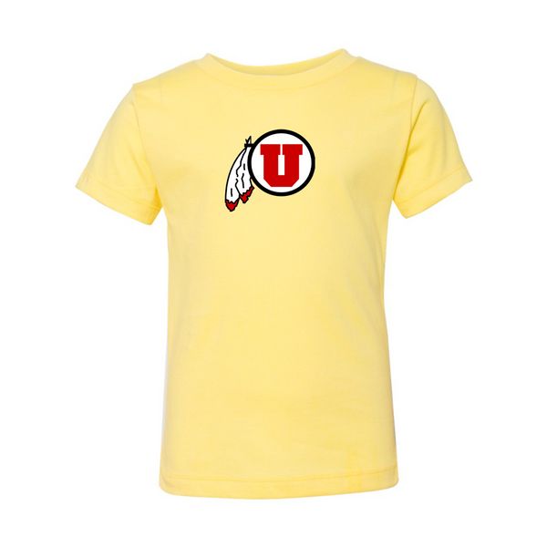 Utah Utes BELLA  CANVAS Toddler Jersey Tee