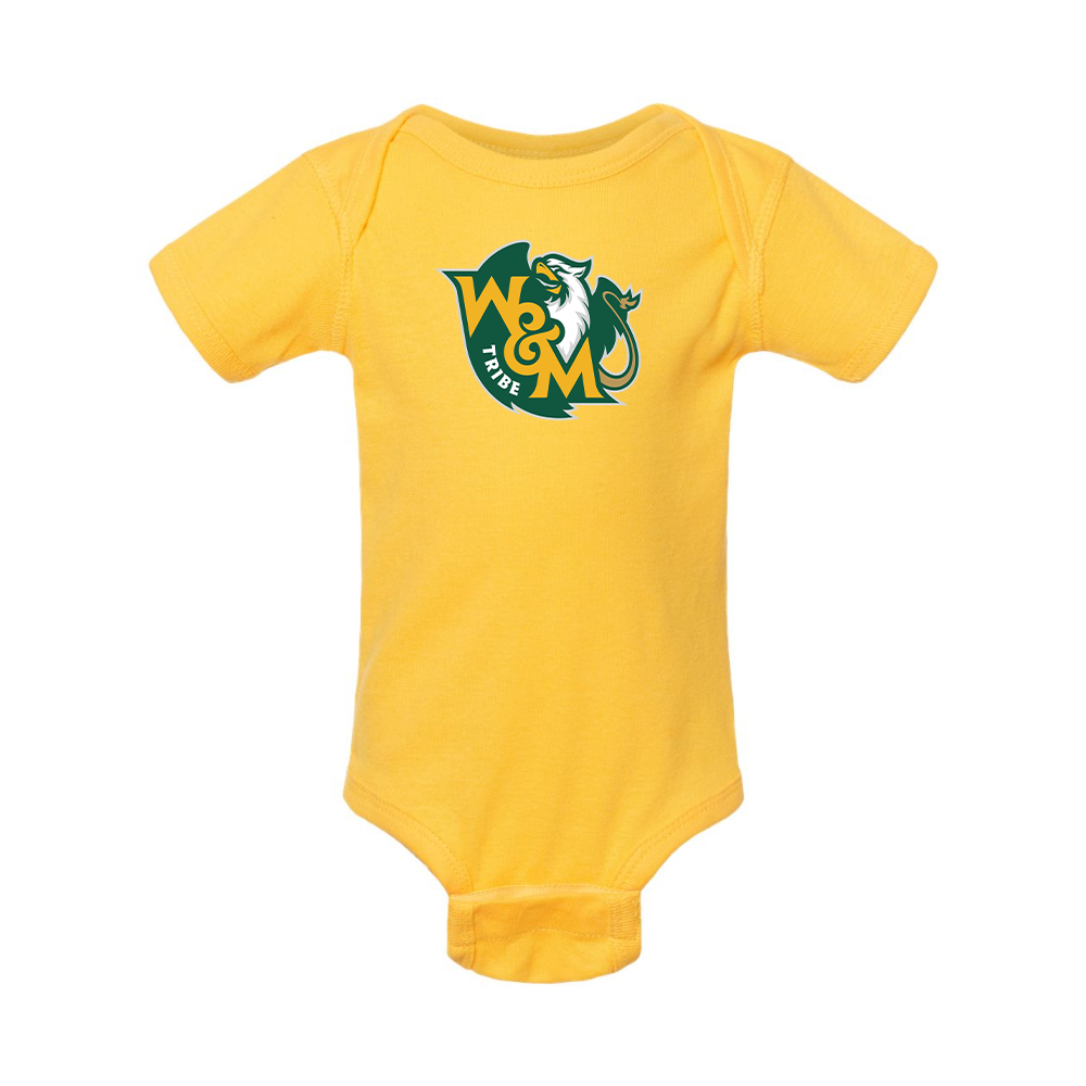William and Mary Tribe  Baby Romper Onesie