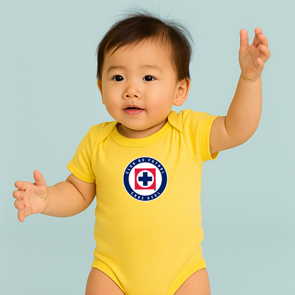 Cruz Azul Football Club Baby Romper Onesie