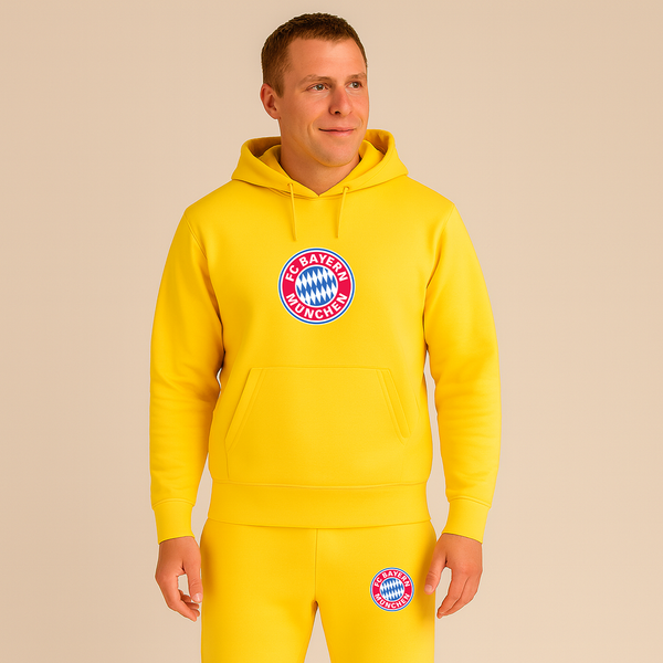 Men's F.C. Bayern Munchen Soccer Logo Hoodie Joggers Set