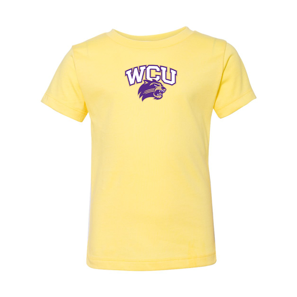 Western Carolina Catamounts BELLA  CANVAS Toddler Jersey Tee