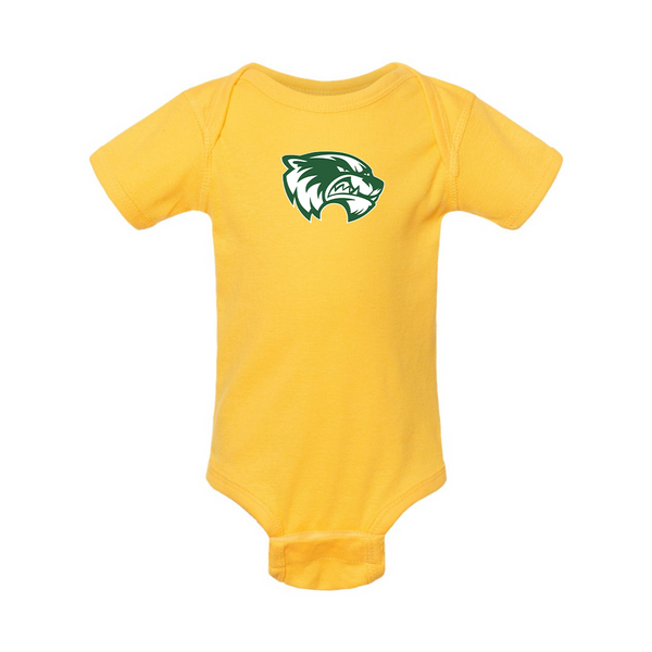 Utah Valley Wolverines  Rabbit Skins Infant Baby Rib Bodysuit