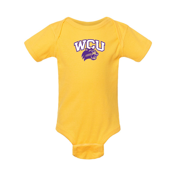 Western Carolina Catamounts  Rabbit Skins Infant Baby Rib Bodysuit