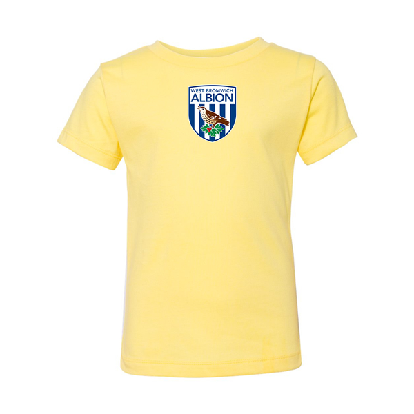 West Bromwich Albion Soccer BELLA  CANVAS Toddler Jersey Tee