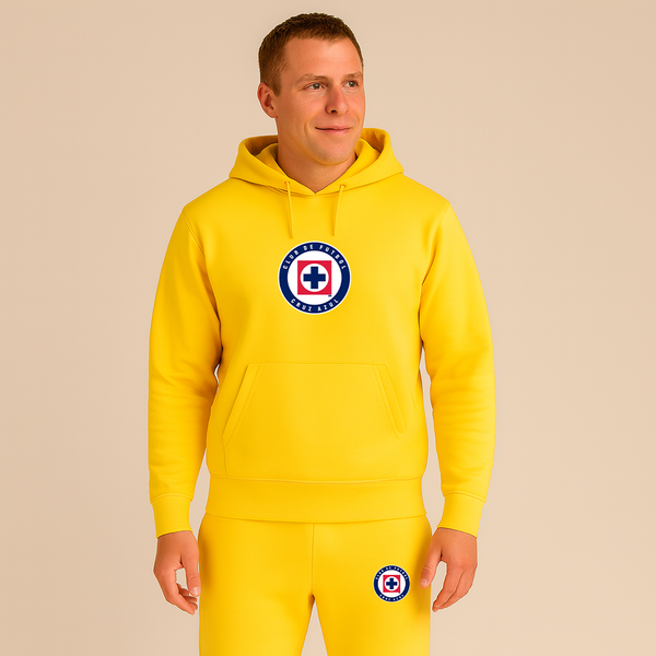 Men's Cruz Azul Football Club Hoodie Joggers Set