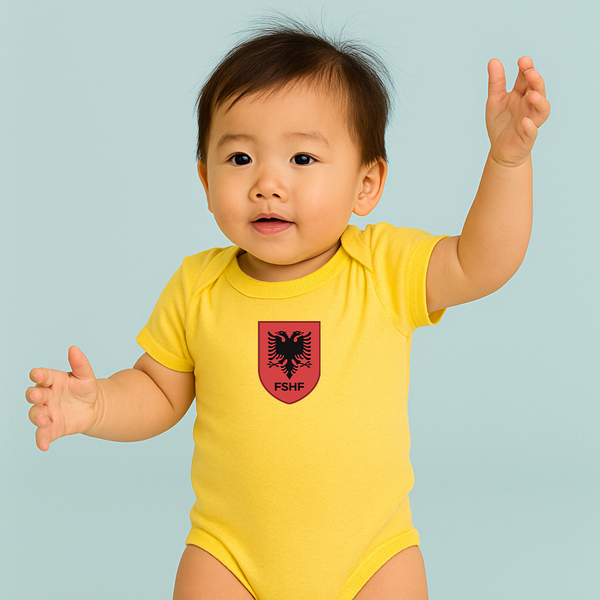 Albania National Soccer Team Baby Romper Onesie