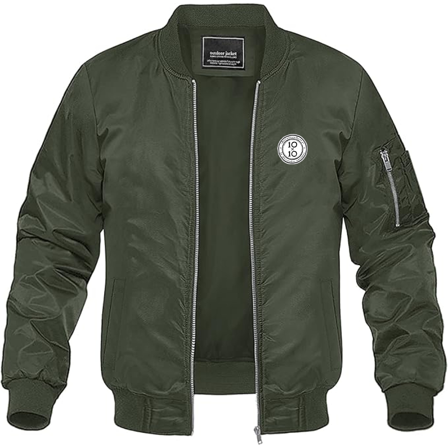 Men's 10x10 An Italian Theory Logo Lightweight Bomber Jacket