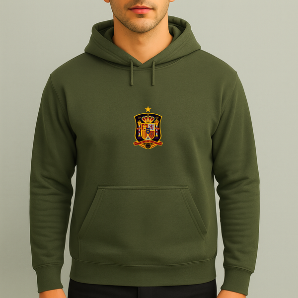 Men's Spain National Soccer Team Pullover Hoodie