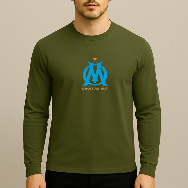 Men's Olympique de Marseille FC Long Sleeve T-Shirt