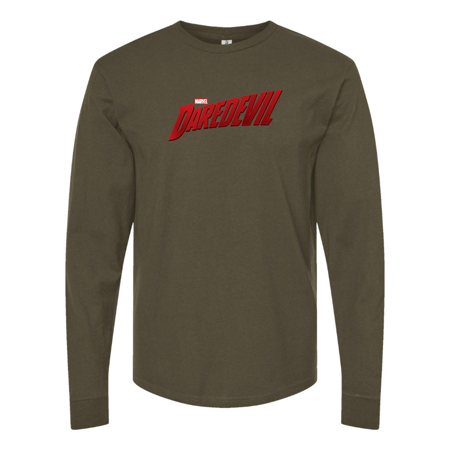 Men's Daredevil Marvel Superhero Long Sleeve T-Shirt