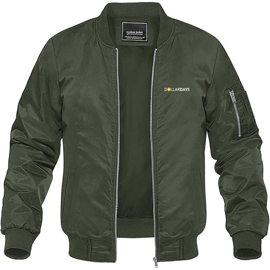 Men's Dollar Days Logo Lightweight Bomber Jacket