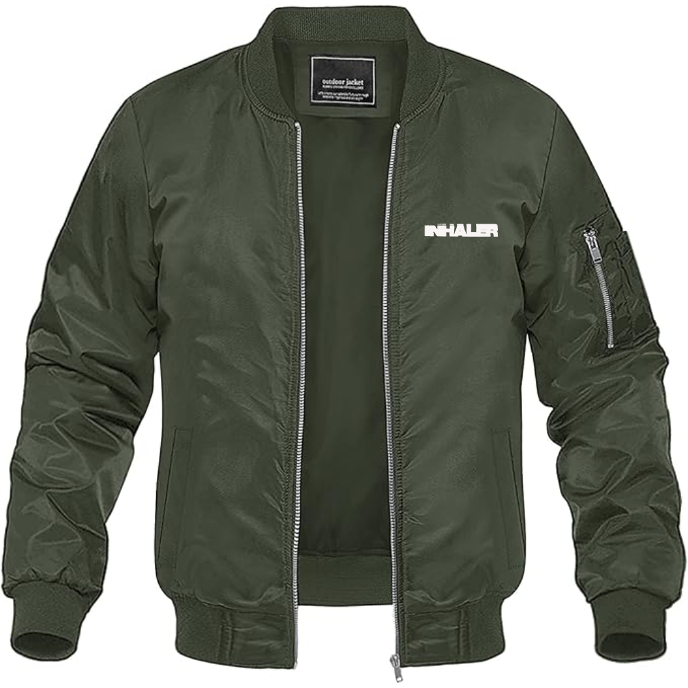 Men's Inhaler Logo Lightweight Bomber Jacket