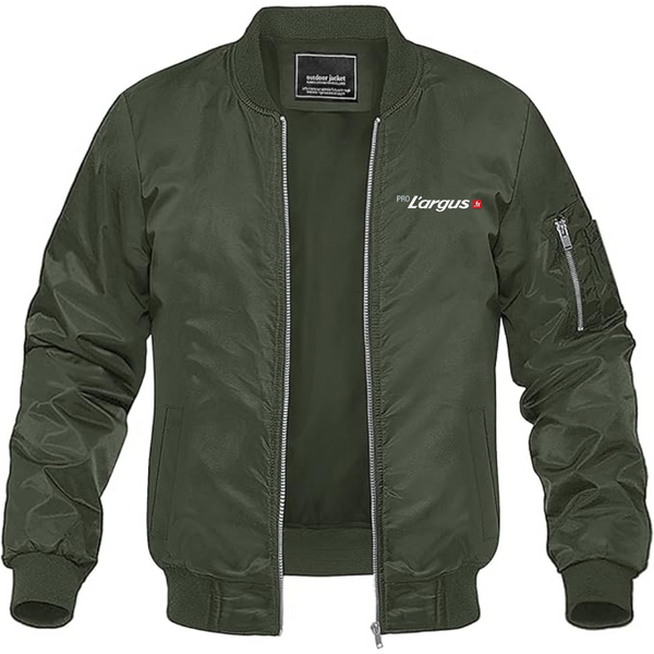 Men's Pro Largus Lightweight Bomber Jacket Windbreaker Softshell Varsity Jacket Coat