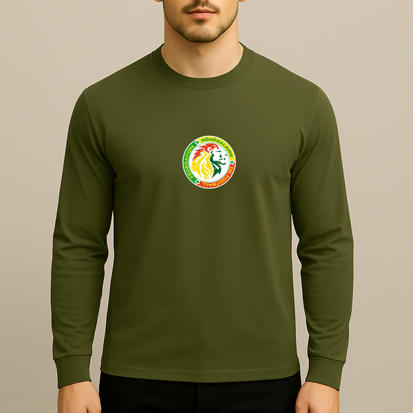Men's Senegal National Soccer Team Long Sleeve T-Shirt