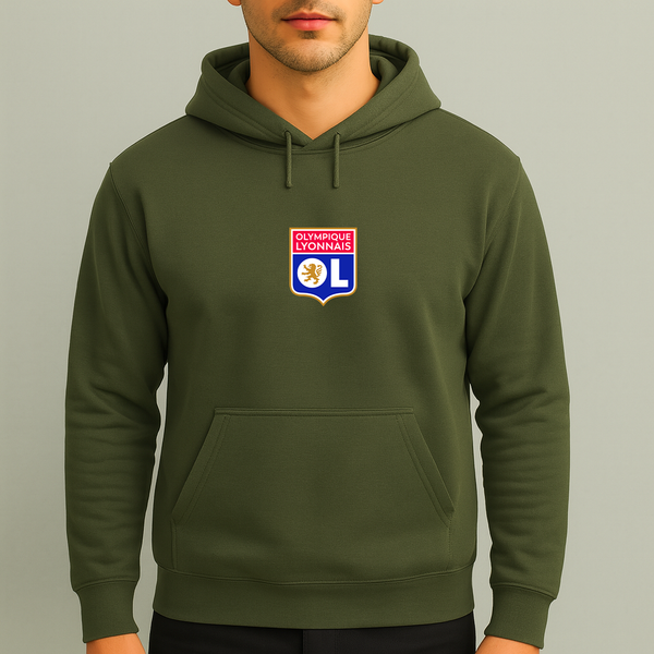 Men's Olympique Lyonnais FC Pullover Hoodie