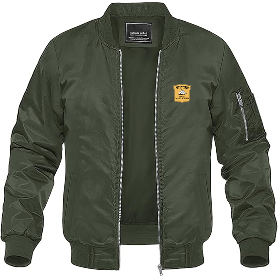Men's Cutty Sark Logo Lightweight Bomber Jacket
