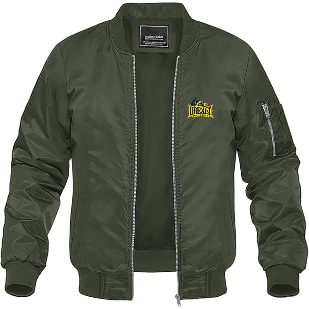 Men's Drexel Dragons Lightweight Bomber Jacket
