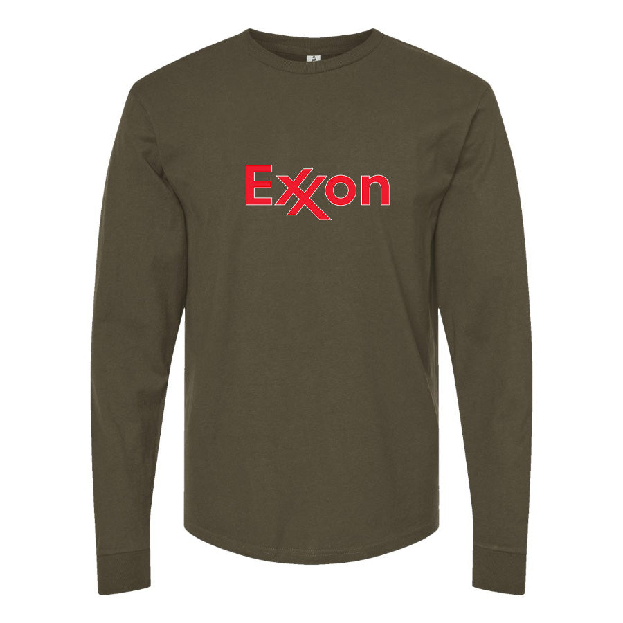 Men's Exxon Gas Station  Long Sleeve T-Shirt