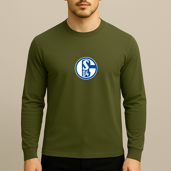 Men's Schalke 04 FC Long Sleeve T-Shirt