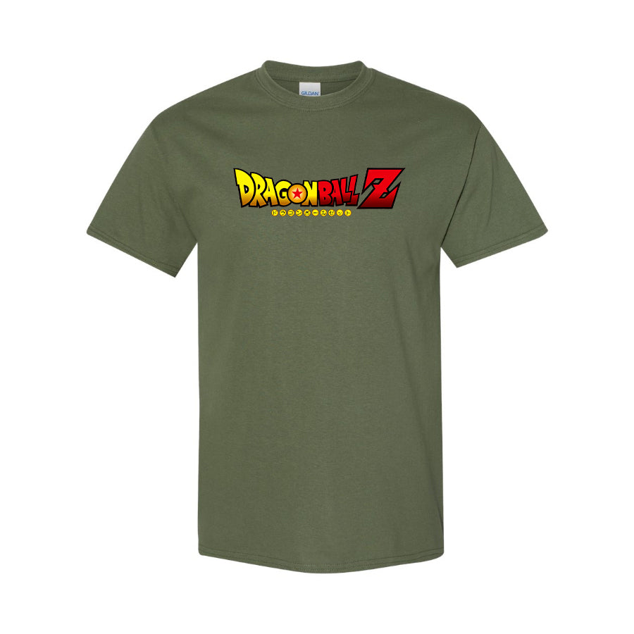 Men's Dragon Ball Z Cartoon Title Cotton T-Shirt