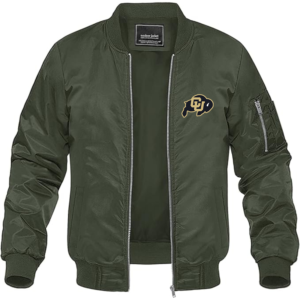 Men's Colorado Buffaloes Lightweight Bomber Jacket